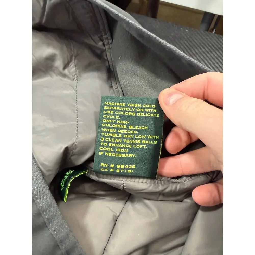 Propel Bass Engineered Hybrid Down Puffer Vest Grey Size XL Outdoors GH Bass - Picture 7 of 12